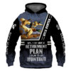 Duck Hunter Yes I Do Have A Retirement Plan Black 3D Printed Hoodie/Zipper Hoodie - 322f07334874