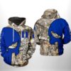 Duke Blue Devils NCAA Camo Veteran Hunting 3D Printed Hoodie/Zipper Hoodie - aeb7490c3a1f