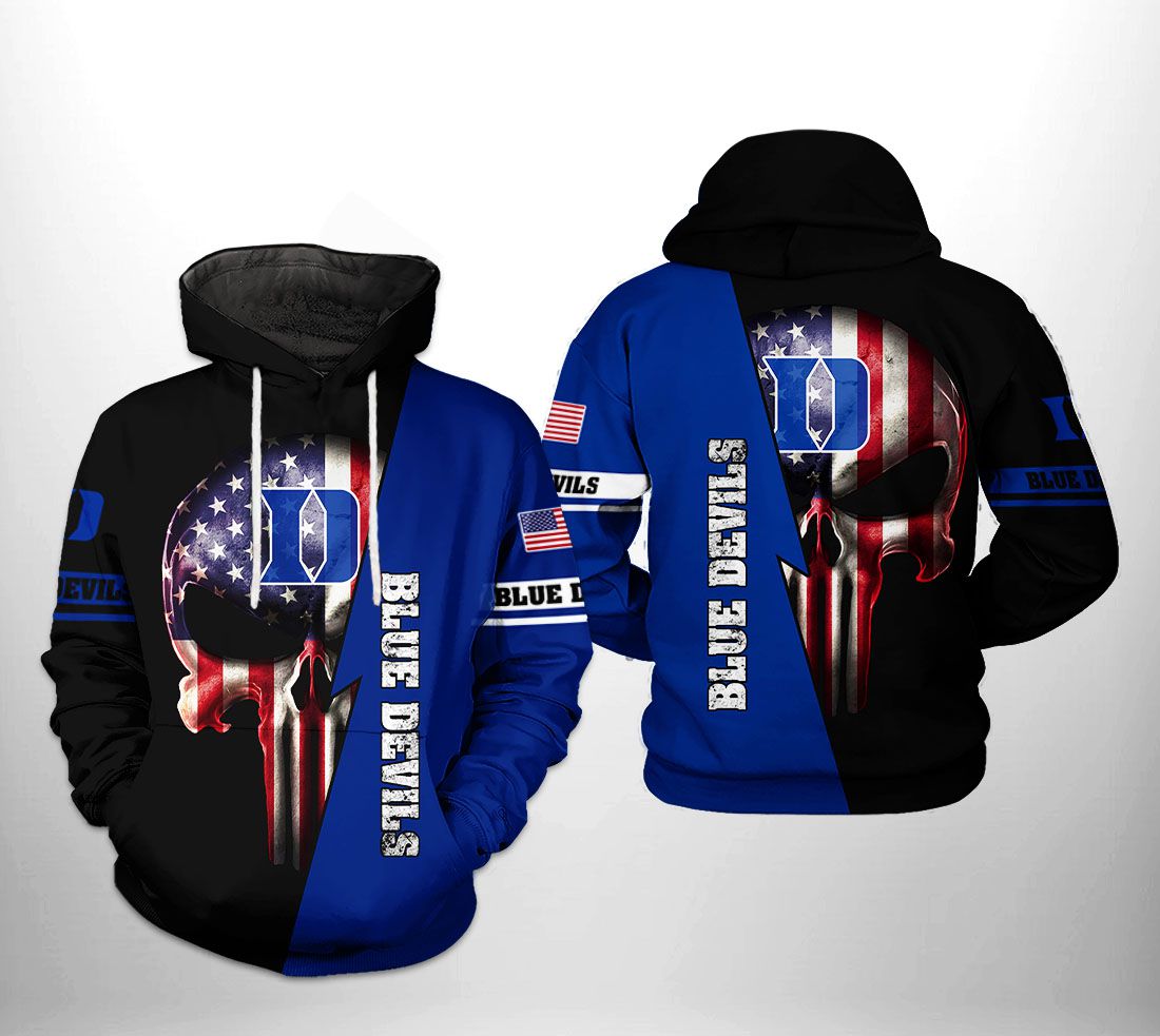 Duke Blue Devils NCAA US Flag Skull 3D Printed Hoodie/Zipper Hoodie - cff5ae4ea5e7 Duke Blue Devils NCAA US Flag Skull 3D Printed Hoodie/Zipper Hoodie - cff5ae4ea5e7