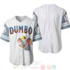 Dumbo The Flying Elephant All Over Print Pinstripe White Baseball Jersey