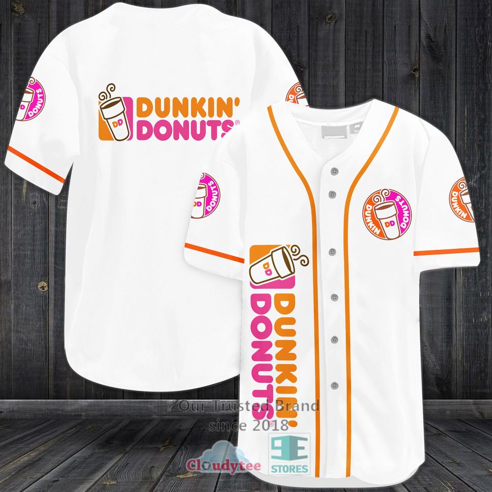 Dunkin’ Donuts Baseball Jersey Shirt Dunkin’ Donuts Baseball Jersey Shirt