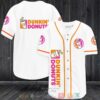 Dunkin’ Donuts White Orange Baseball Jersey