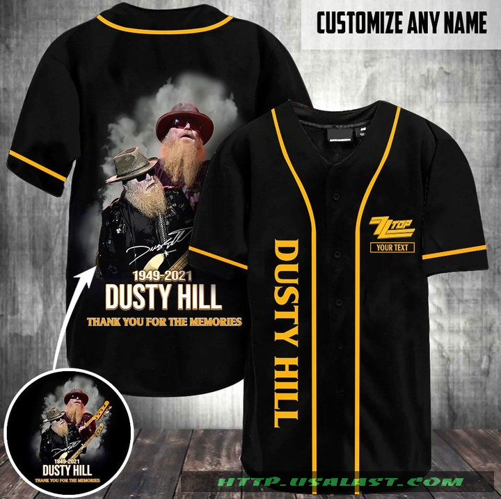 Dusty Hill 1949 2021 Personalized Baseball Jersey Shirt Dusty Hill 1949 2021 Personalized Baseball Jersey Shirt