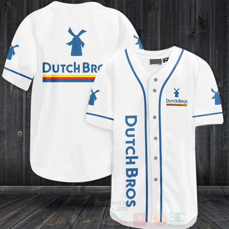 Dutch Bros Coffee Baseball Jersey Shirt Dutch Bros Coffee Baseball Jersey Shirt