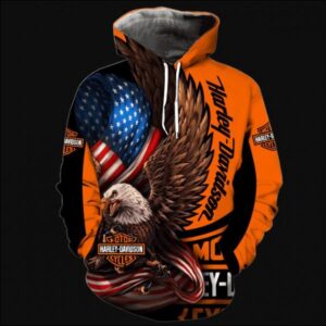 Eagle Harley Davidson 3D Printed Hoodie/Zipper Hoodie - b19e0c8c24c6