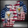 Eagle Usa Flag 3D Printed Hoodie/Zipper Hoodie - 82fd1e8f102e