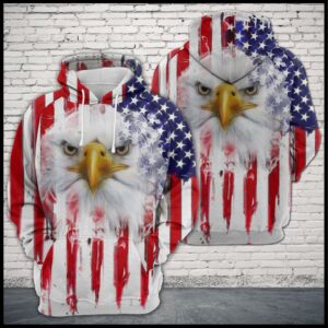 Eagle Usa Flag 3D Printed Hoodie/Zipper Hoodie - dbff8b22a4ea