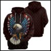 Eagle Usa Pride 3D Printed Hoodie/Zipper Hoodie - 15a67f942b74