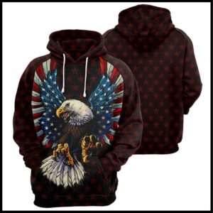 Eagle Usa Pride 3D Printed Hoodie/Zipper Hoodie - 15a67f942b74