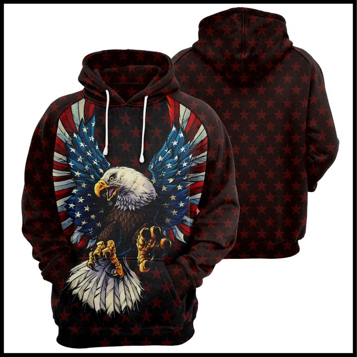 Eagle Usa Pride 3D Printed Hoodie/Zipper Hoodie - 15a67f942b74 Eagle Usa Pride 3D Printed Hoodie/Zipper Hoodie - 15a67f942b74