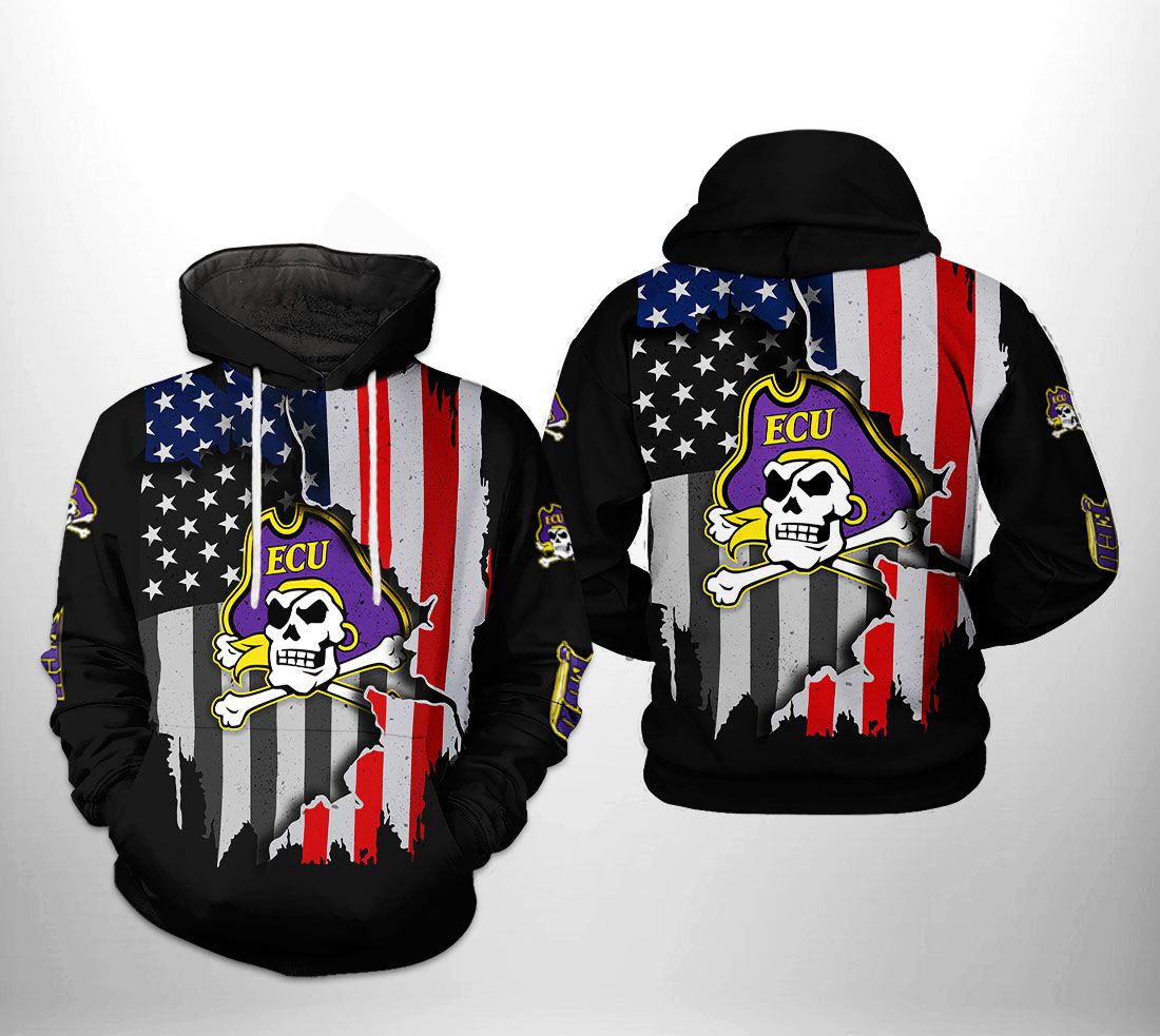 East Carolina Pirates NCAA US Flag 3D Printed Hoodie/Zipper Hoodie - fbecc34fefa3 East Carolina Pirates NCAA US Flag 3D Printed Hoodie/Zipper Hoodie - fbecc34fefa3