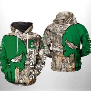 Eastern Michigan Eagles NCAA Camo Veteran Hunting 3D Printed Hoodie/Zipper Hoodie - 5376ae65560f