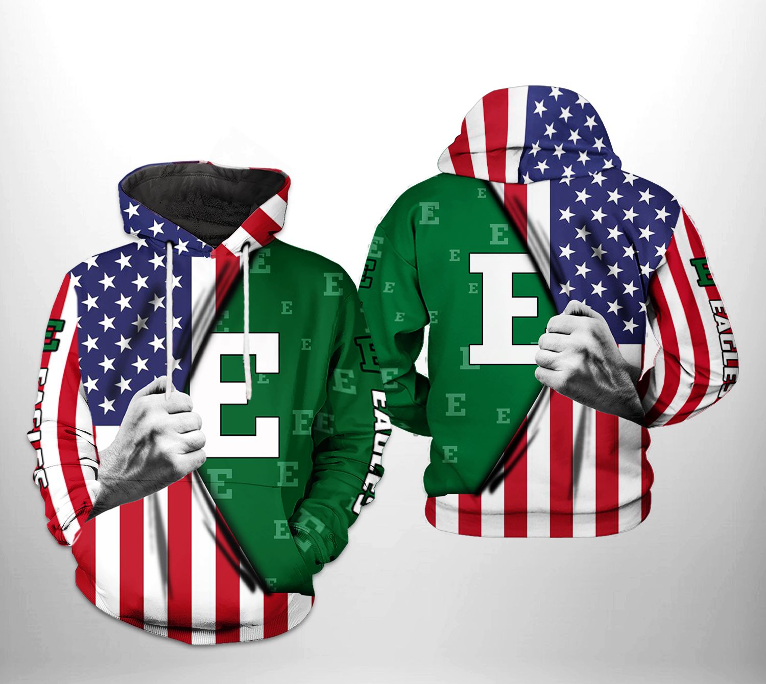 Eastern Michigan Eagles NCAA US FLag 3D Printed Hoodie/Zipper Hoodie - 8891bd02b8f1 Eastern Michigan Eagles NCAA US FLag 3D Printed Hoodie/Zipper Hoodie - 8891bd02b8f1