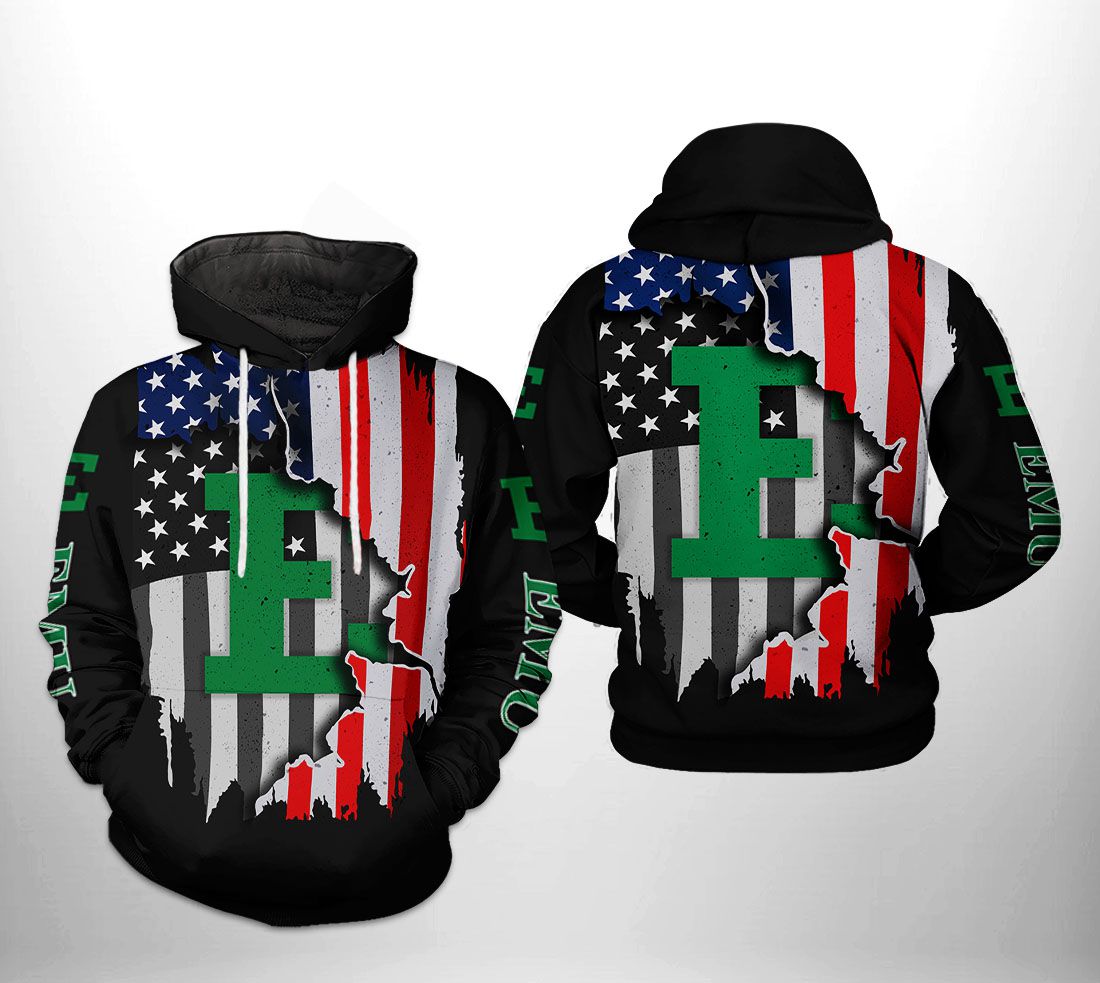 Eastern Michigan Eagles NCAA US Flag 3D Printed Hoodie/Zipper Hoodie - c9fb8e45ef2c Eastern Michigan Eagles NCAA US Flag 3D Printed Hoodie/Zipper Hoodie - c9fb8e45ef2c