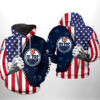 Edmonton Oilers NHL US FLag 3D Printed Hoodie/Zipper Hoodie - a069c11aa3aa