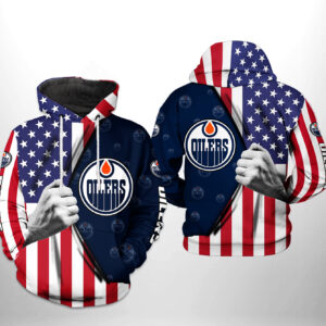 Edmonton Oilers NHL US FLag 3D Printed Hoodie/Zipper Hoodie - a069c11aa3aa