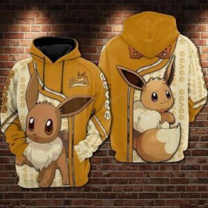 Eevee Pokemon 3D Hoodie 3D All Over Printed Hoodie - 33d9243ff6a3