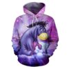 Eeyore 3D Printed Hoodie/Zipper Hoodie - 389f401ffc27