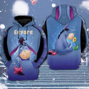 Eeyore 3D Printed Hoodie/Zipper Hoodie - 84cfa8620cba