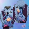 Eeyore 3D Printed Hoodie/Zipper Hoodie - 96282148c998