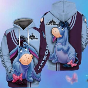 Eeyore 3D Printed Hoodie/Zipper Hoodie - 96282148c998
