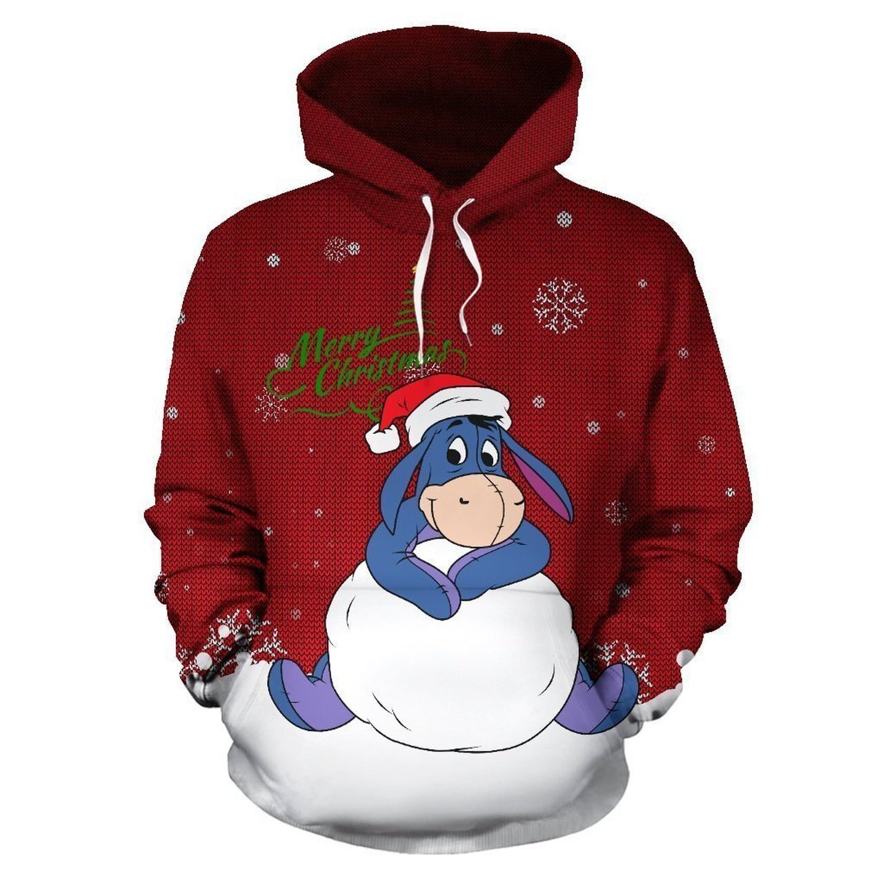 Eeyore Christmas 3D Printed Hoodie/Zipper Hoodie - b5839e344cb2 Eeyore Christmas 3D Printed Hoodie/Zipper Hoodie - b5839e344cb2