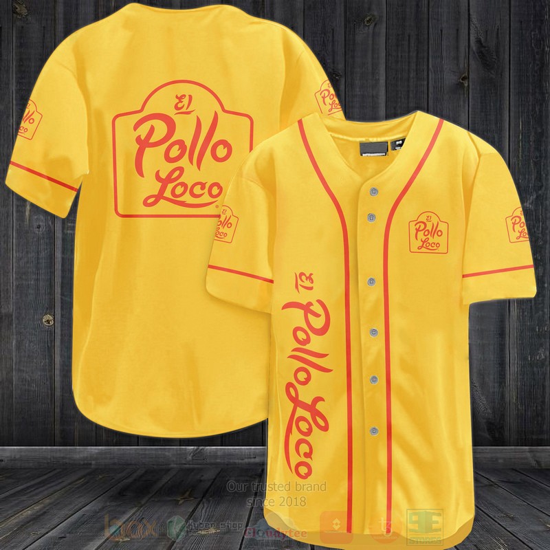 El Pollo Loco Baseball Jersey Shirt El Pollo Loco Baseball Jersey Shirt