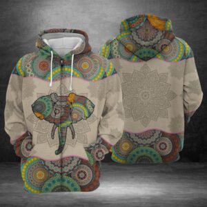 Elephant 3D Printed Hoodie/Zipper Hoodie - a5c968777633