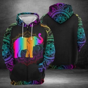 Elephant 3D Printed Hoodie/Zipper Hoodie - c7c62694430f