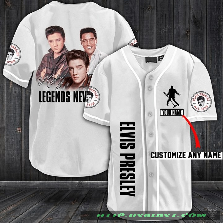Elvis Presley Personalized Baseball Jersey Shirt Elvis Presley Personalized Baseball Jersey Shirt