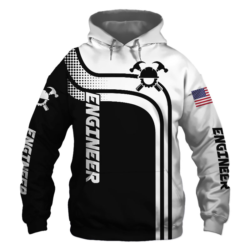Engineer Black US Flag 3D Printed Hoodie/Zipper Hoodie - 759848fcd83a Engineer Black US Flag 3D Printed Hoodie/Zipper Hoodie - 759848fcd83a