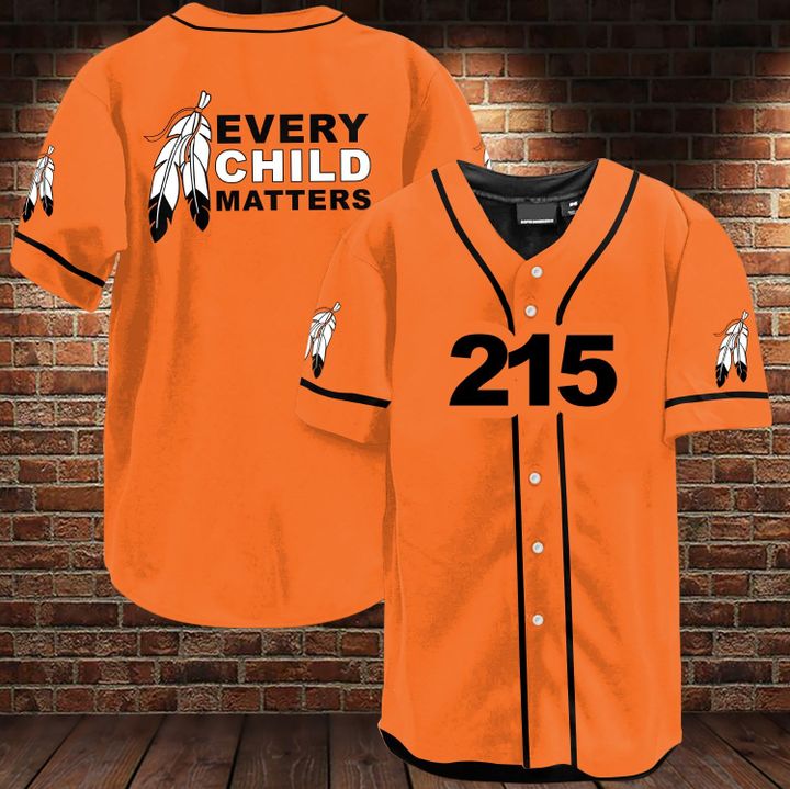 Every Child Matters Baseball Jersey Shirt Every Child Matters Baseball Jersey Shirt