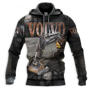 Excavator Volvo Pullover And Zippered Hoodies Custom 3D Excavator Volvo Graphic Printed 3D Hoodie All Over Print Hoodie For Men For Women - 8644fdf31c26