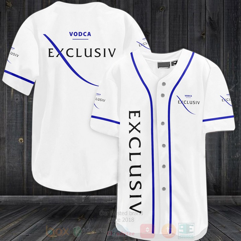 Exclusiv Vodka Baseball Jersey Shirt Exclusiv Vodka Baseball Jersey Shirt