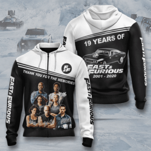 FAST AND FURIOUS 2001 2020 3D Hoodie For Men For Women All Over Printed Hoodie - 3e6801df1eed