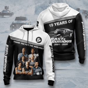 FAST AND FURIOUS 2001 ï¿½ 2020 3D Hoodie For Men For Women - a558fdaf64f8