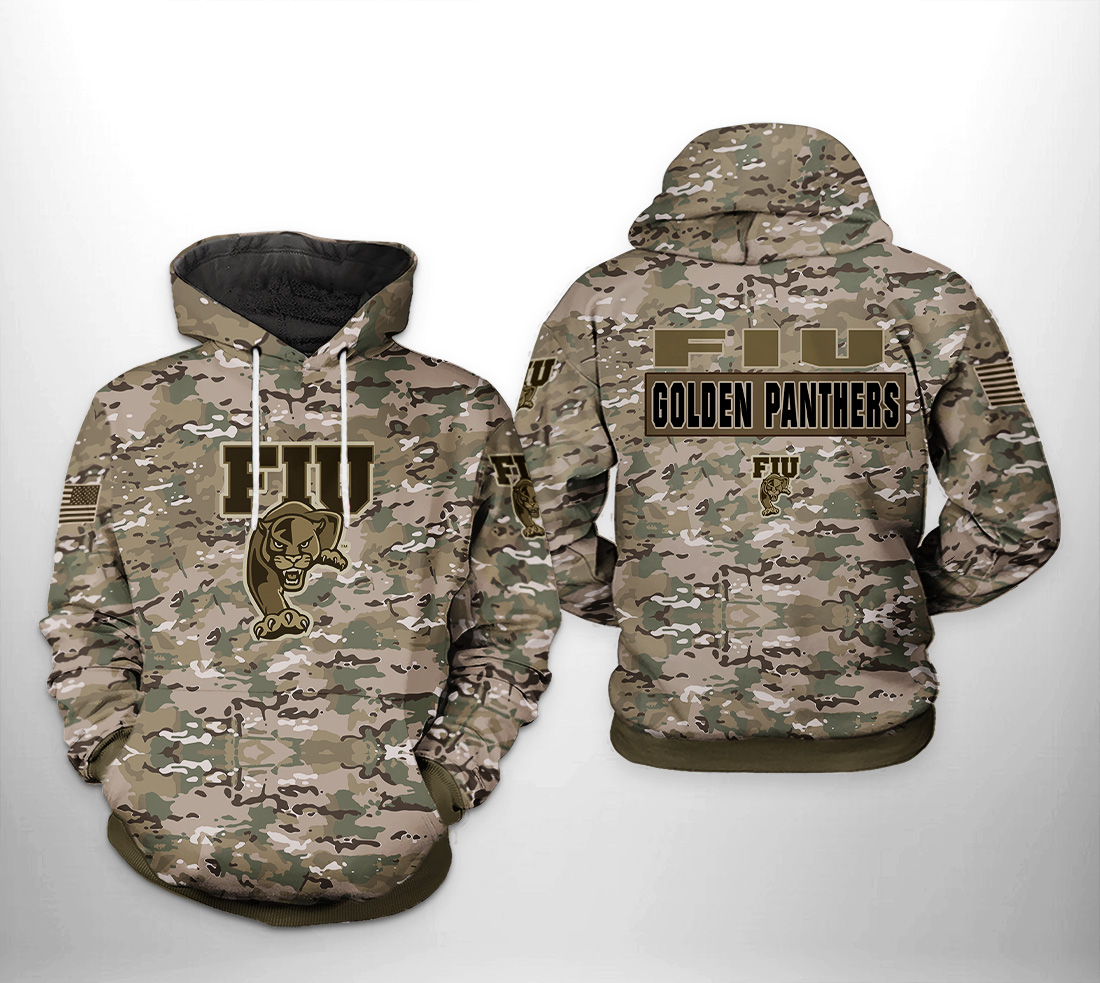FIU Golden Panthers NCAA Camo Veteran 3D Printed Hoodie/Zipper Hoodie - ae2b0d32f229 FIU Golden Panthers NCAA Camo Veteran 3D Printed Hoodie/Zipper Hoodie - ae2b0d32f229
