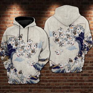 FRENCHIE WAVE 3D Hoodie For Men For Women All Over Printed Hoodie - c1fbb157e2a6