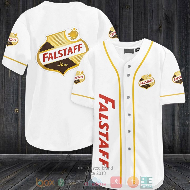 Falstaff Beer Baseball Jersey Falstaff Beer Baseball Jersey