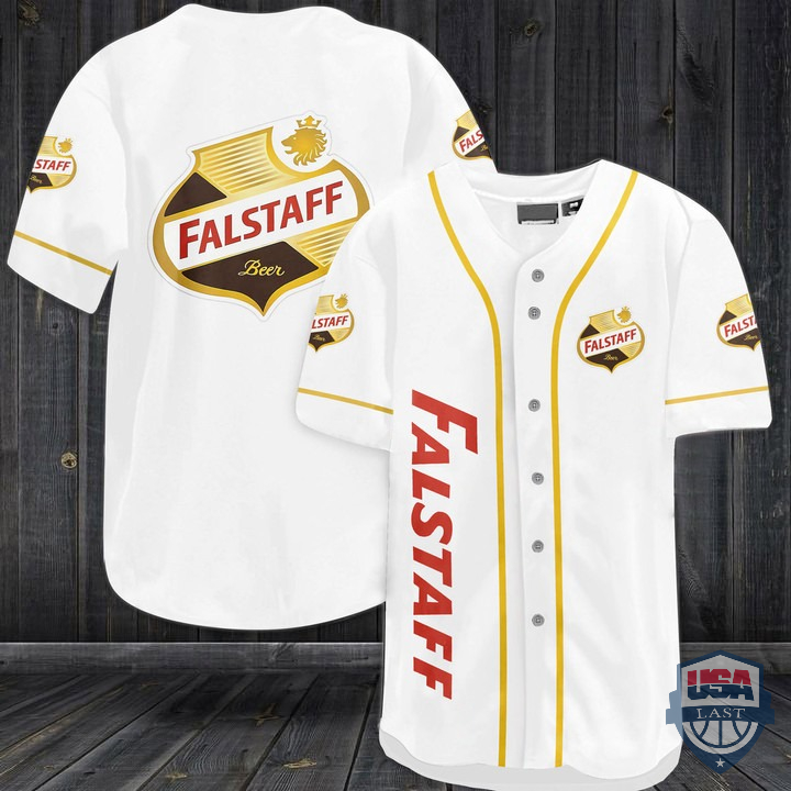 Falstaff Beer Baseball Jersey Shirt Falstaff Beer Baseball Jersey Shirt