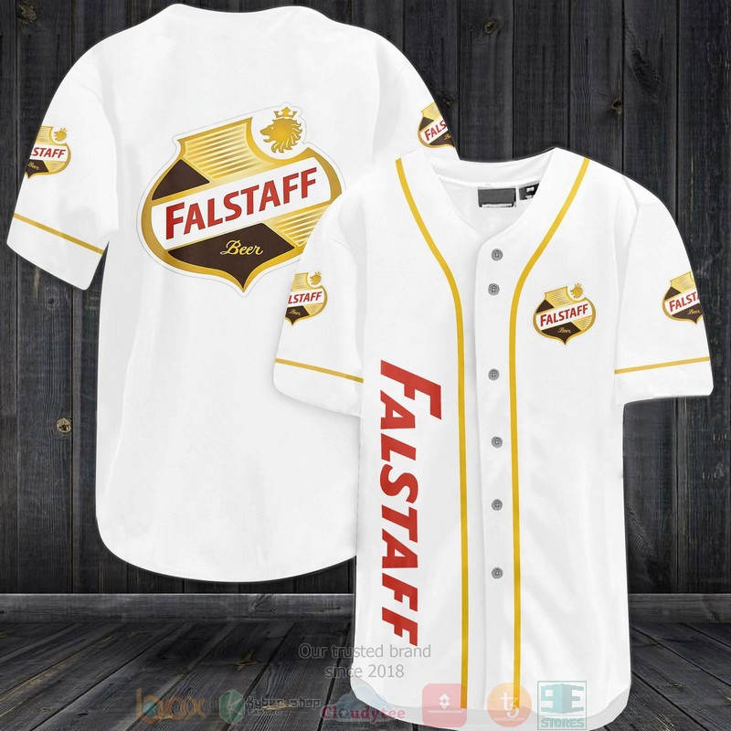 Falstaff Beer Baseball Jersey Falstaff Beer Baseball Jersey