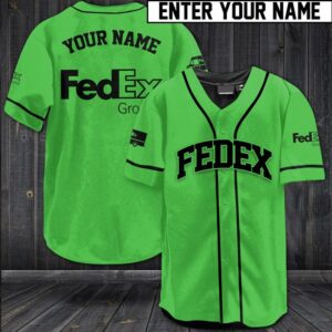 Fedex Custom Name Baseball Jersey