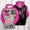 Fight Like A Girl 3D Printed Hoodie/Zipper Hoodie - e53e70faa1f3