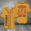 Fireball Cinnamon Whisky Baseball Jersey Shirt