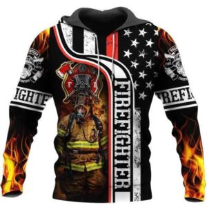 Firefighter 3D Printed Hoodie/Zipper Hoodie - 5a1a3c7a558a
