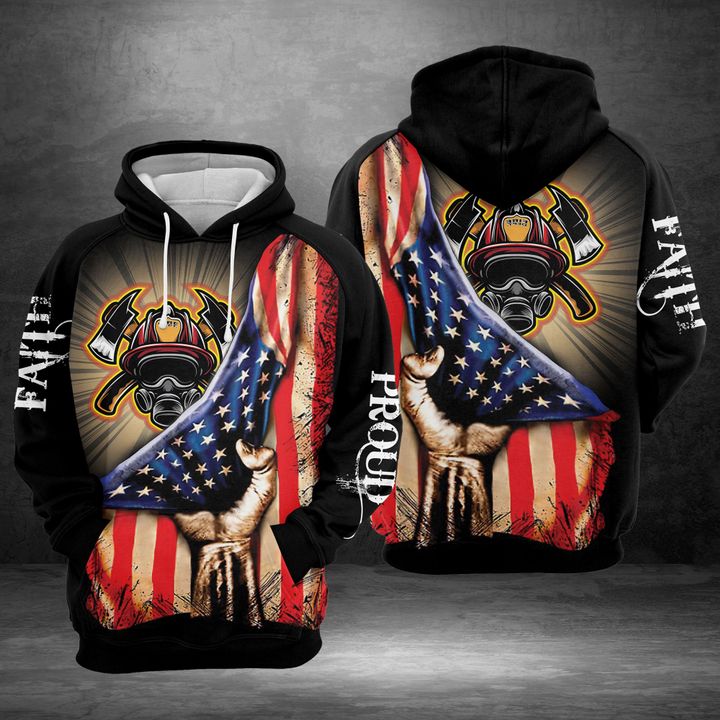 Firefighter Faith And Proud 3D Printed Hoodie/Zipper Hoodie - 65748686593d Firefighter Faith And Proud 3D Printed Hoodie/Zipper Hoodie - 65748686593d