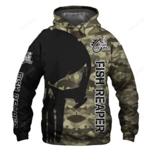 Fish Reaper Punisher Skull Camo Men and Women 3D Hoodie Shirt Fish Reaper Punisher Skull 3D Shirt Fish Reape 3D All Over Printed Shirt 2020 - d028fdec7655