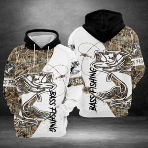 Fishing Bass 3D Printed Hoodie/Zipper Hoodie - 36520ce2ad53