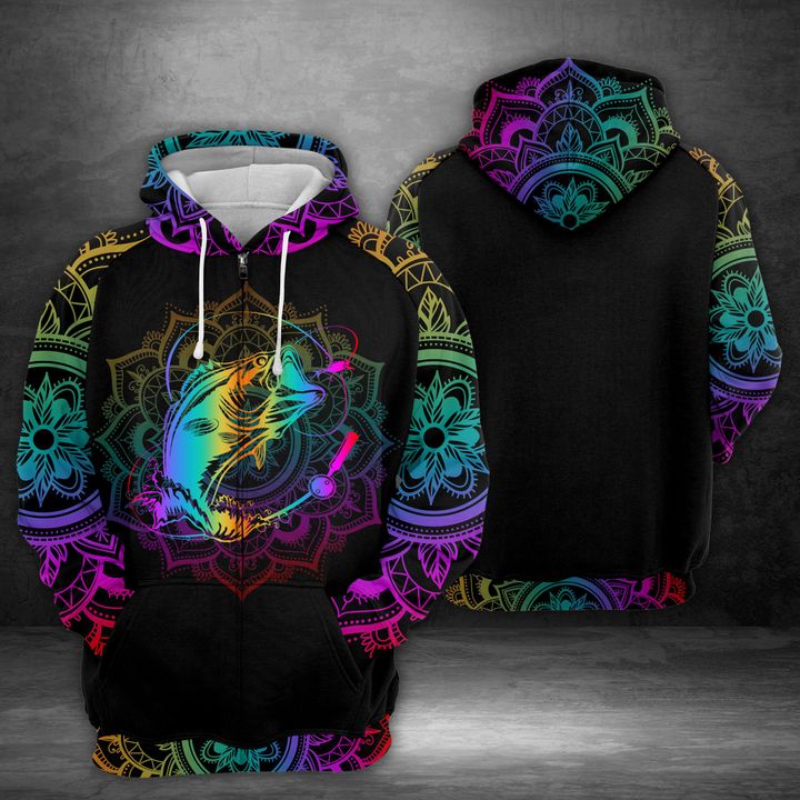 Fishing Bass 3D Printed Hoodie/Zipper Hoodie - fd1f3db9a181 Fishing Bass 3D Printed Hoodie/Zipper Hoodie - fd1f3db9a181
