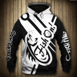 Fishing Fish On 3D Printed Hoodie/Zipper Hoodie - aa0a63093409